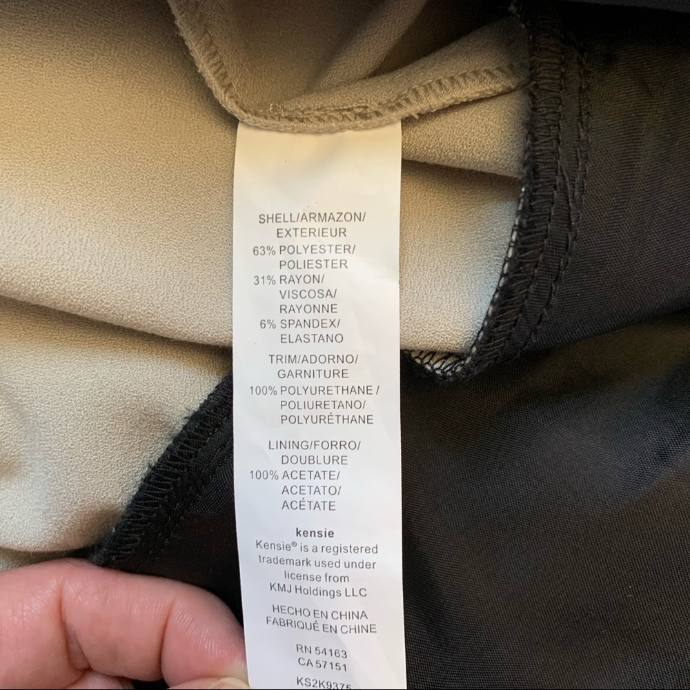KENSIE | NWOT Colorblock Vegan Leather Dress - Picture 8 of 11